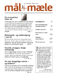 Mål og Mæle 34:1