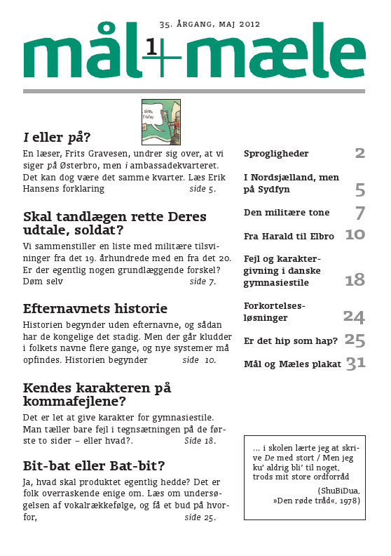 Mål og Mæle årgang 35:1