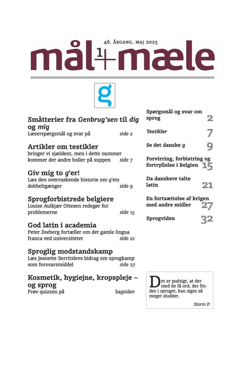 Mål og Mæle årgang 46:1