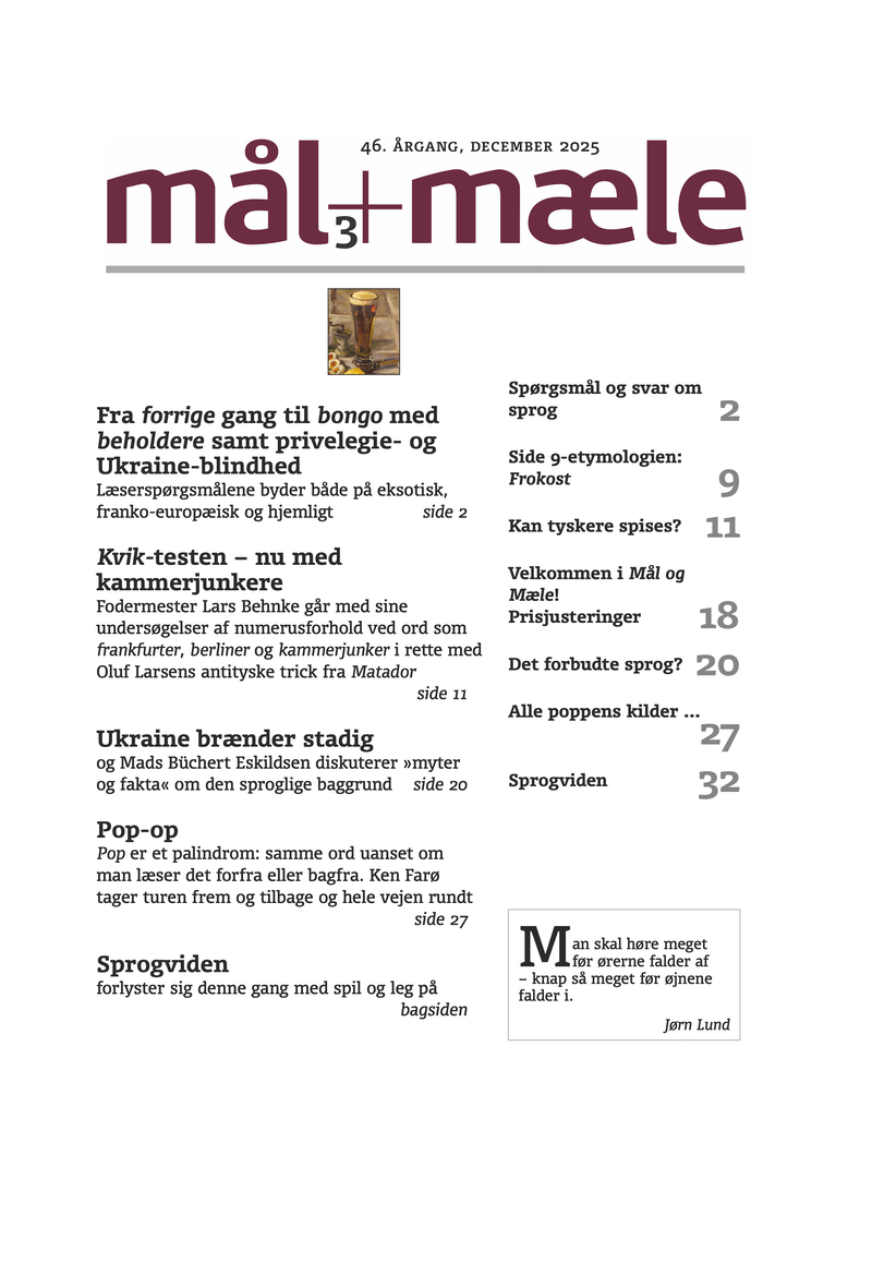 Mål og Mæle årgang 46:3