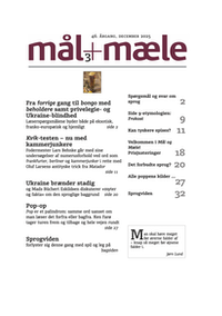 Mål og Mæle årgang 46:3